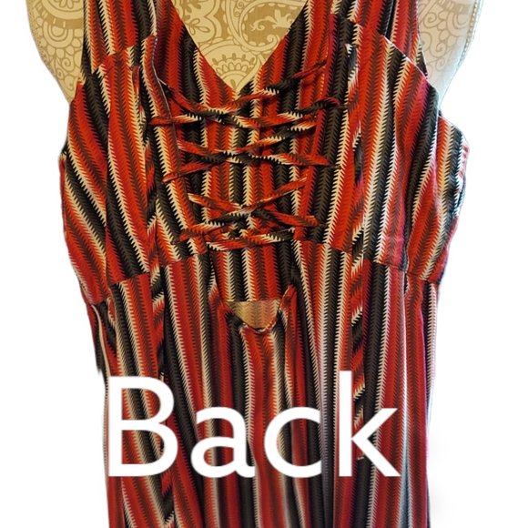 Casual Sleeveless V Neckline Dress Women's Size P/S - Picture 2 of 5